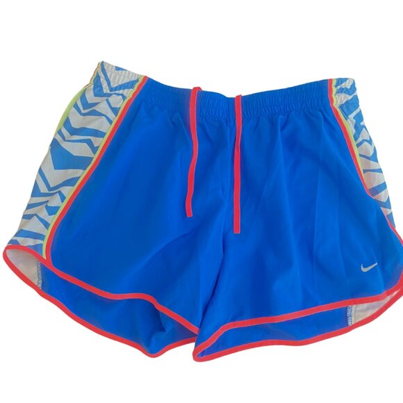 Nike dri-fit running neon blue shorts sz L nwot - Picture 1 of 6